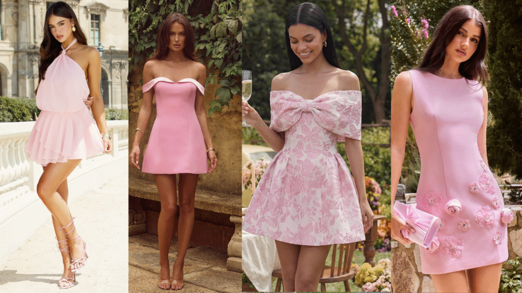mini pink dress