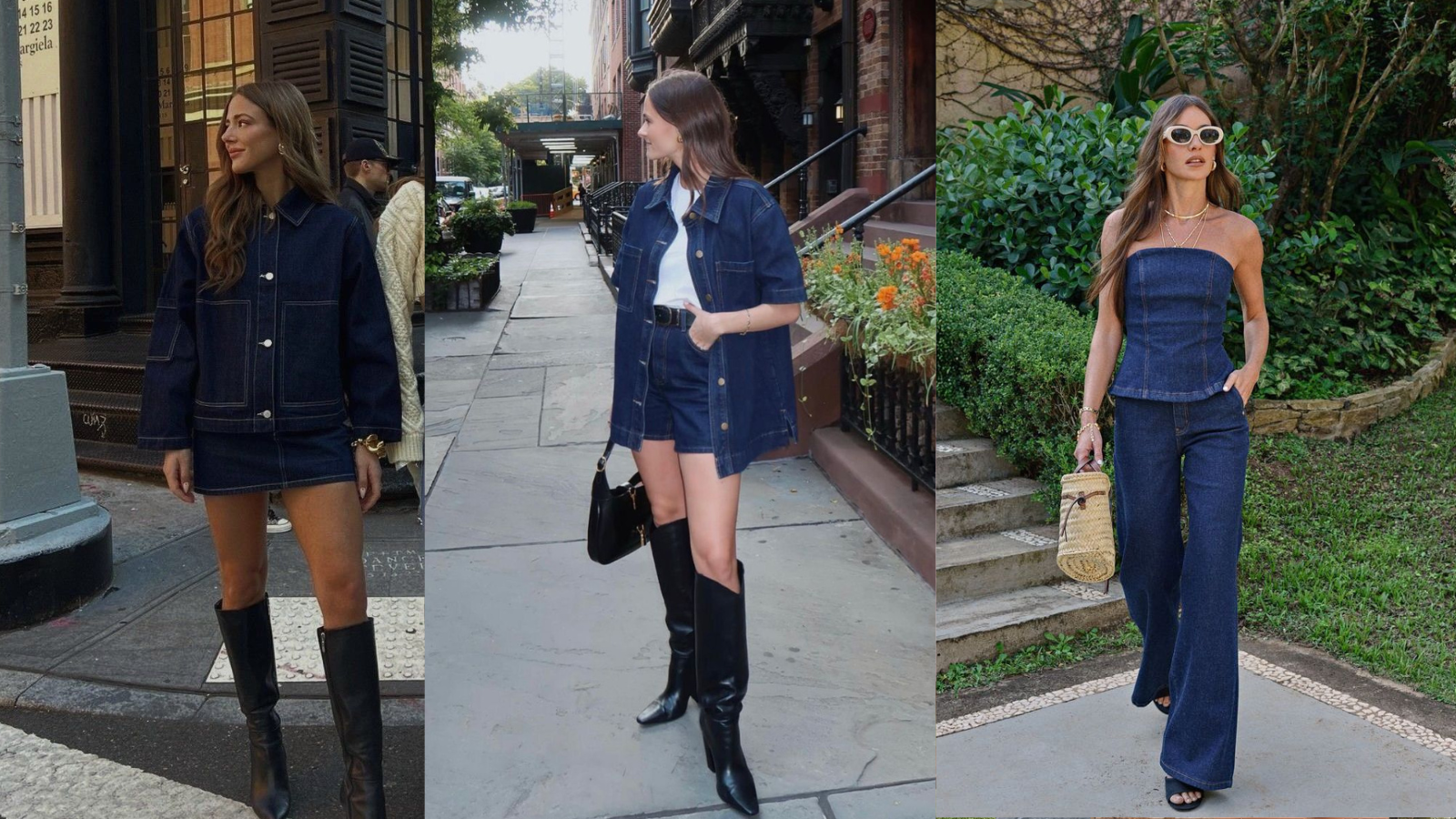 denim set