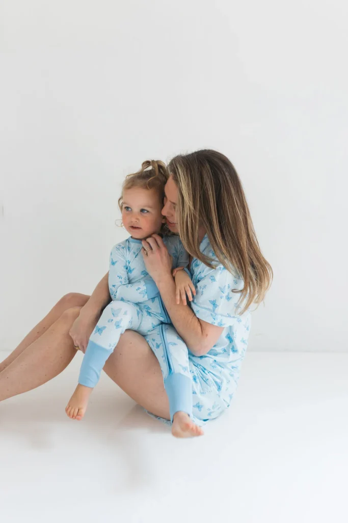 Matching Outfits for Newborn and Mom