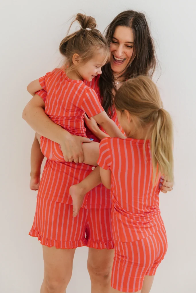 Matching Outfits for Newborn and Mom