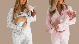 Matching Outfits for Newborn and Mom