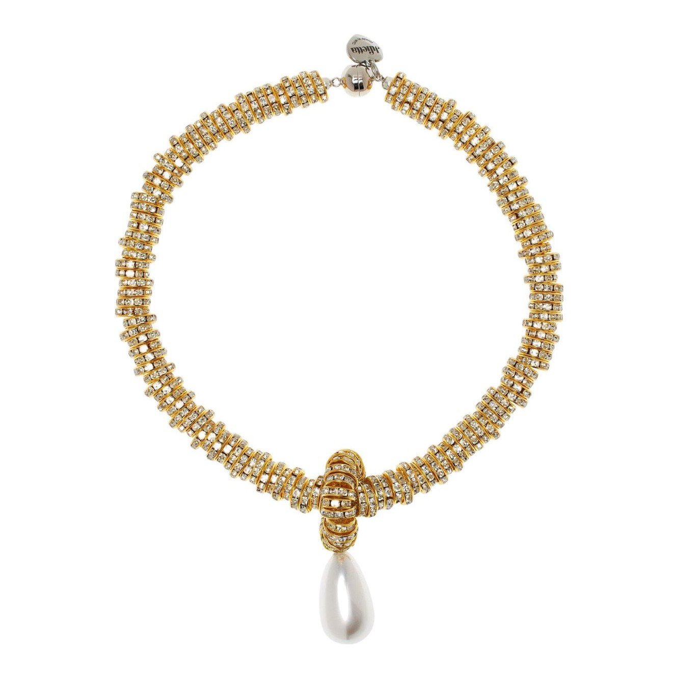 Bridal shower outfit idea: Julietta Pearl Drop Necklace