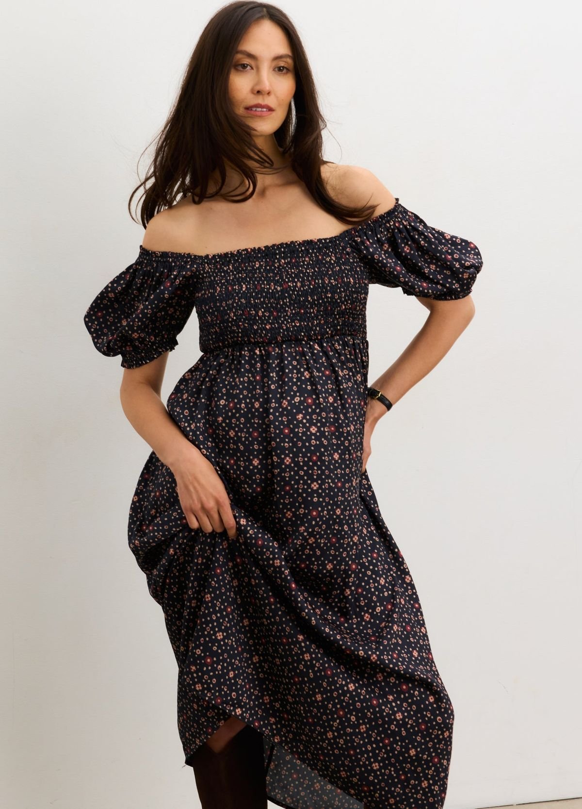 Hatch The Ella Dress baby shower outfit