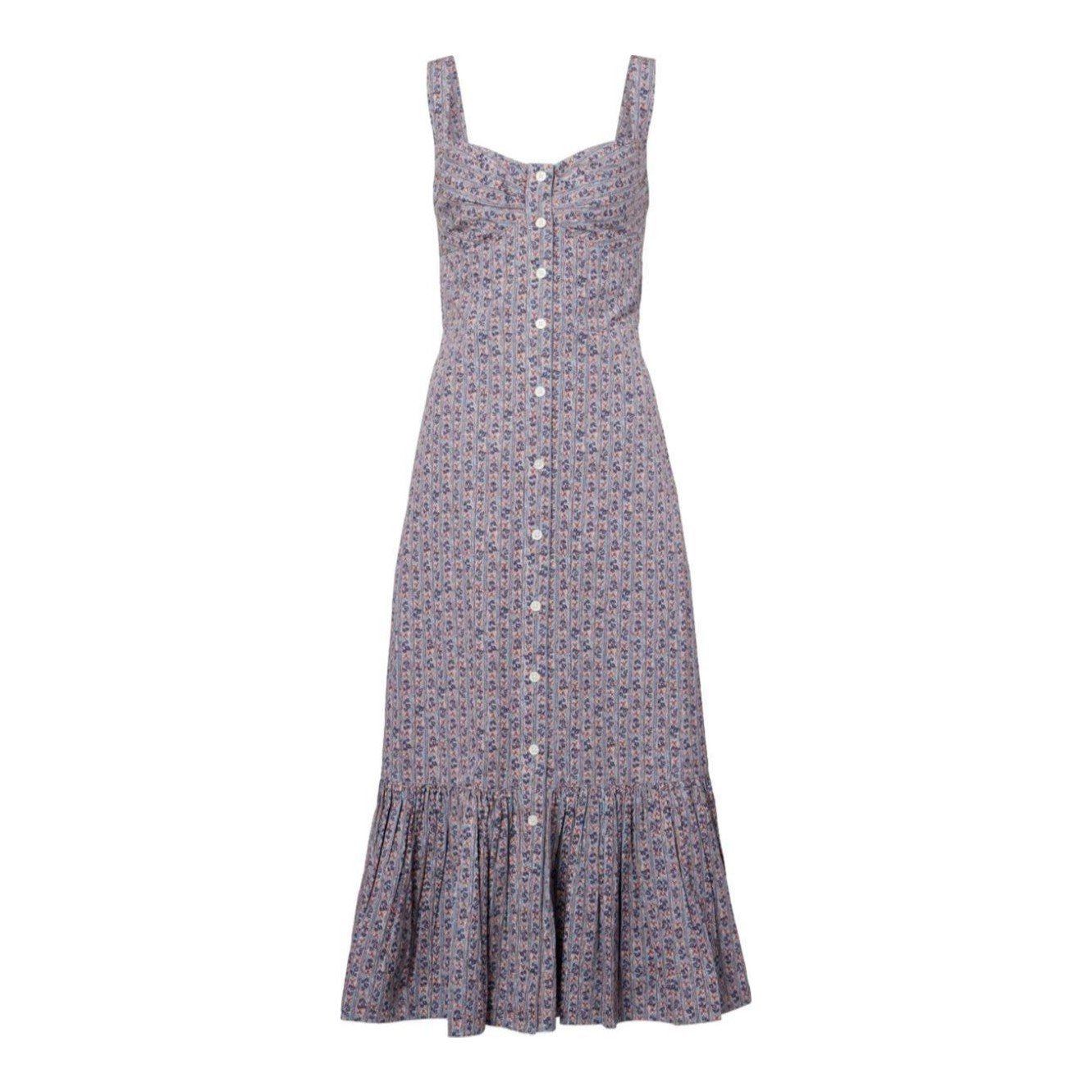 Polo Ralph Lauren Floral Cotton Midi Dress baby shower outfit
