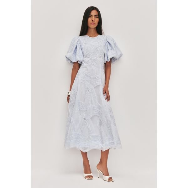 Aje Wave Midi Dress baby shower dress