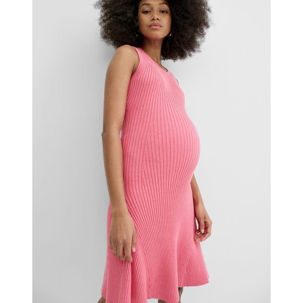 Hatch The Alexis Ribbed Knit Maternity Dress