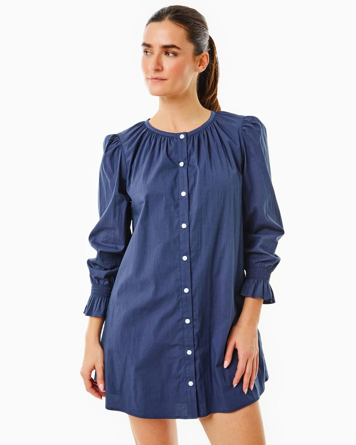 Addison Bay Cotton Poplin Sailor Dress