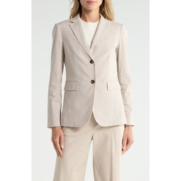 Theory Classic Linen Blend Blazer