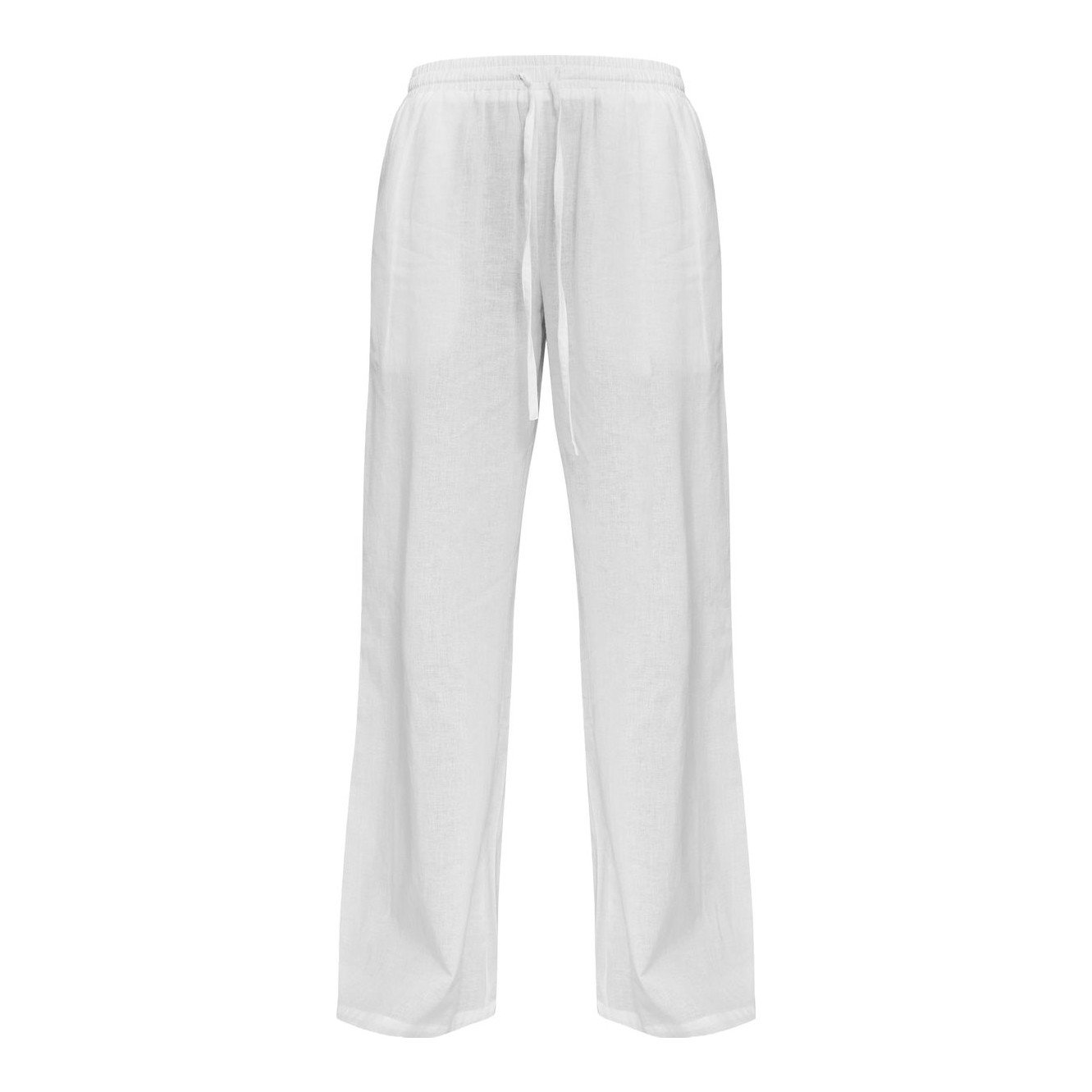 PrettyLittleThing Linen Look Wide Leg Pants
