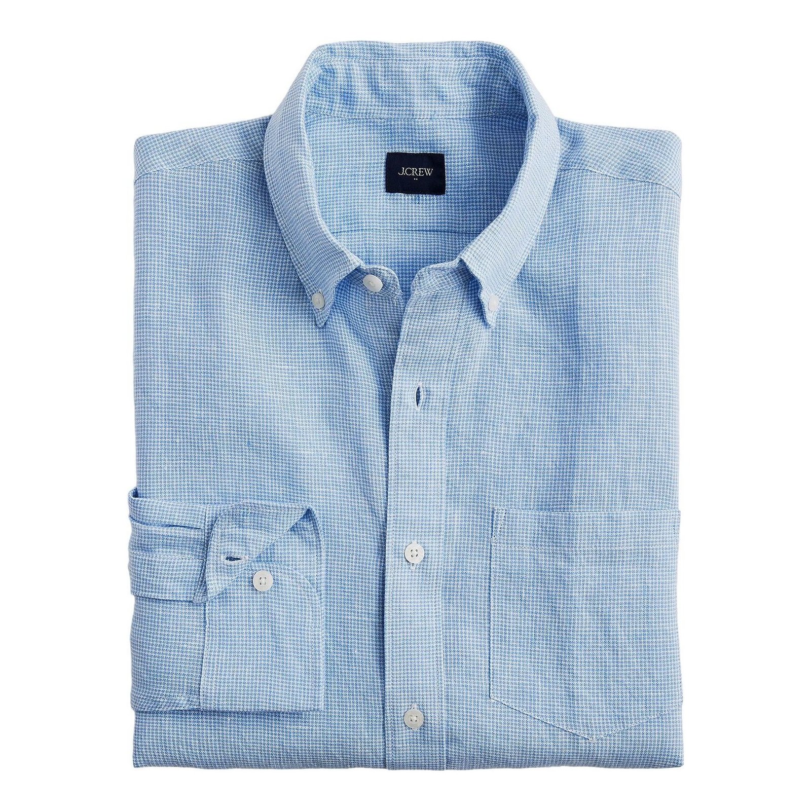 J.Crew Factory Slim-Fit Linen-Blend Shirt