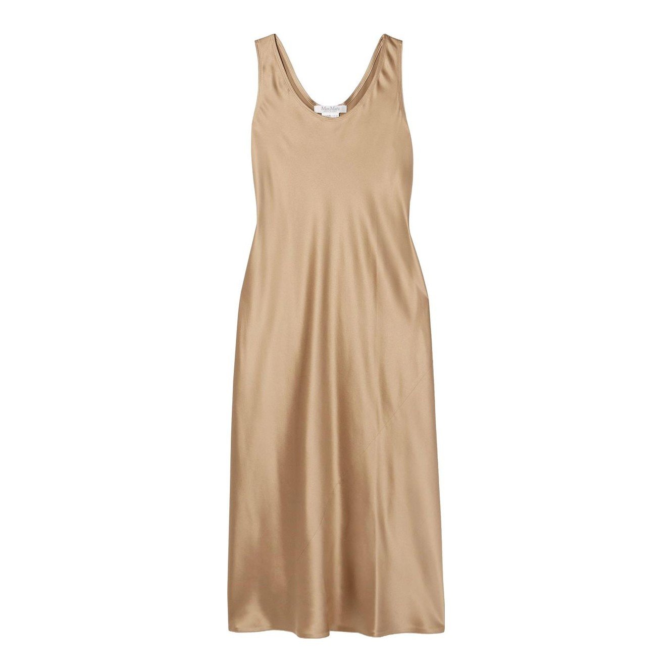 Max Mara Banjo Silk-Satin Midi Dress