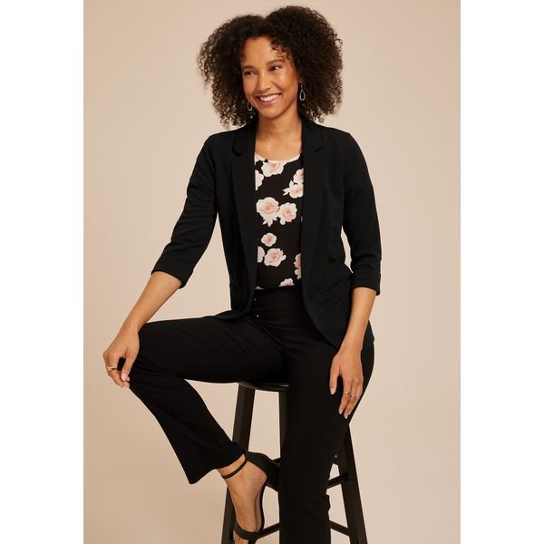 Maurices plus size open front blazer