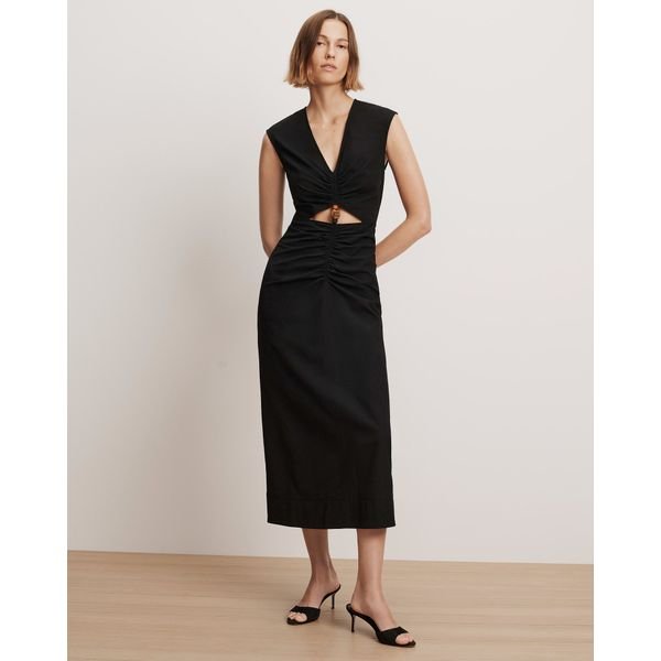 Veronica Beard Marisabel cutout midi dress