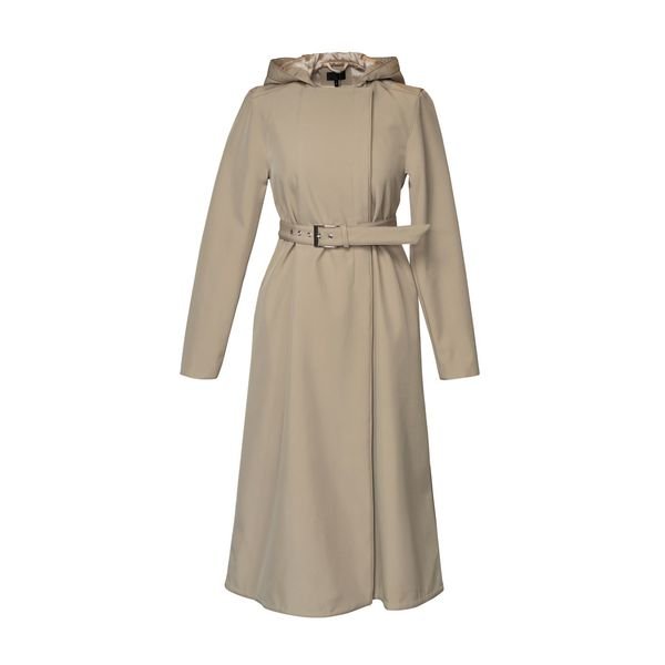 Wolf and Badger beige classic trench coat