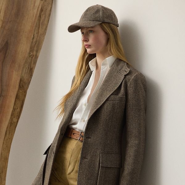 Ralph Lauren Preston II Herringbone Tweed Jacket, $1,900