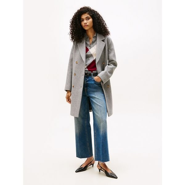 Tommy Hilfiger Wool-Blend Double-Breasted Coat, $51.80