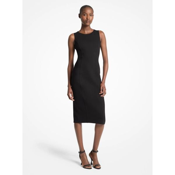 Michael Kors Double-Faced Stretch Wool Crepe Sheath Dress, $1,790