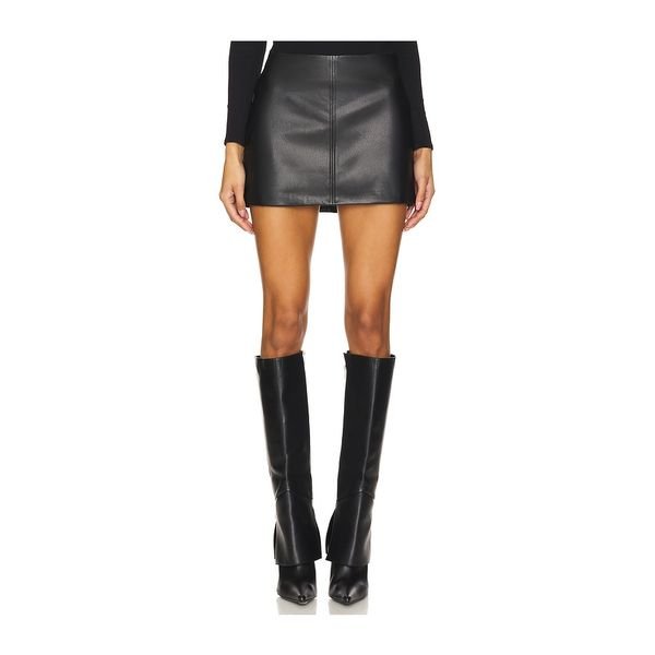 Superdown Haydenn Faux Leather Mini Skirt Halloween party outfit