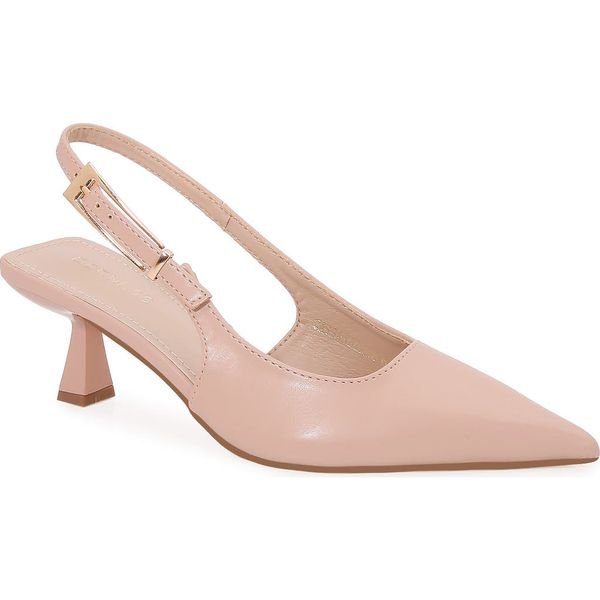 Berness Cassandra Slingback Kitten Heel Pump