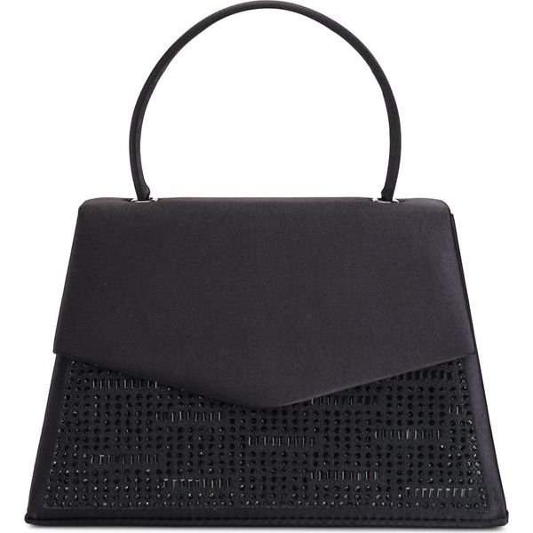 Lady Couture Crystal Satin Clutch
