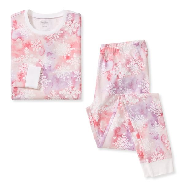 Matching outfit for newborn and mom: Burt's Bees Baby Rosewater mommy and me matching organic cotton pajamas