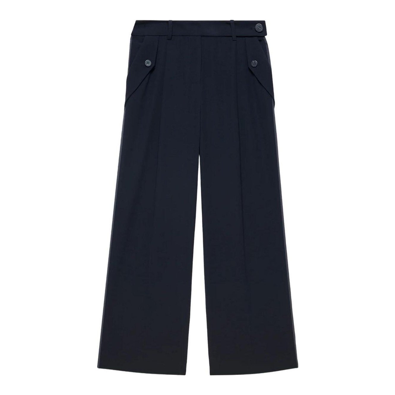 Mint Velvet Navy Tailored Trousers