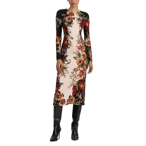 Alice + Olivia Delora Midi Dress
