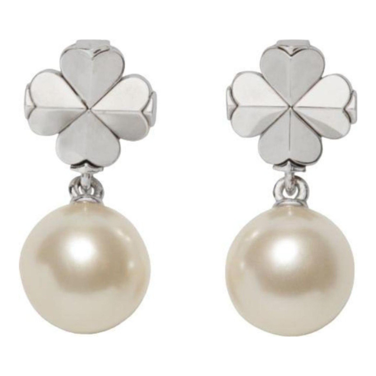 Kate Spade Flower Pearl Drop Earrings