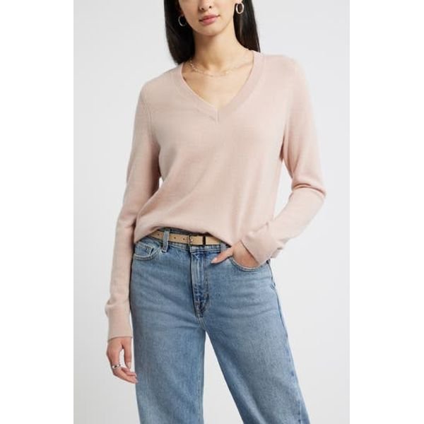 Nordstrom V-Neck Cashmere Sweater
