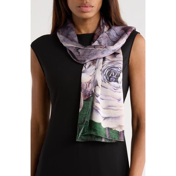 La Fiorentina Floral Silk Scarf